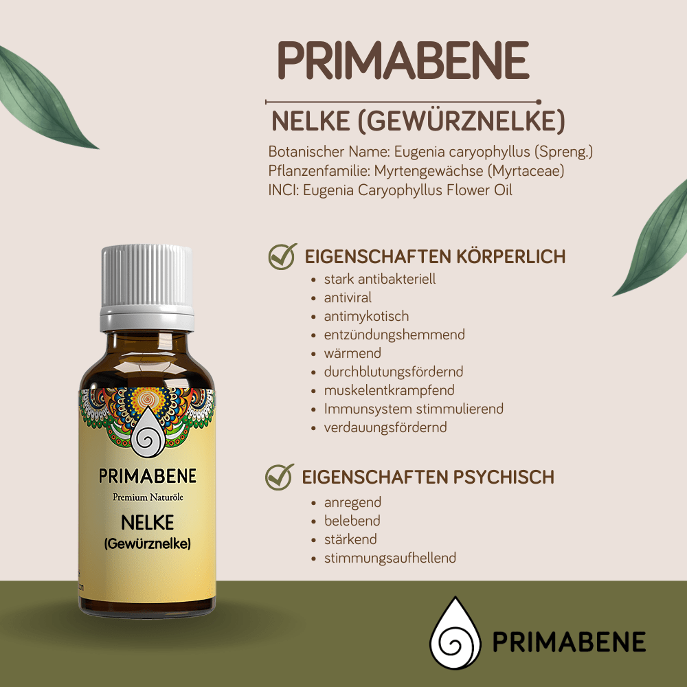 Bild von Nelke (Gewürznelke) , 100% rein ätherisches Öl